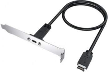 GRAUGEAR Extension cable with PCI Blende
