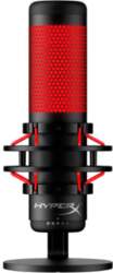 HyperX QuadCast USB microphone with red