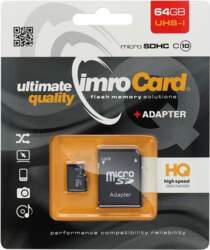 IMRO 64GB microSD memory card, 100MB/s