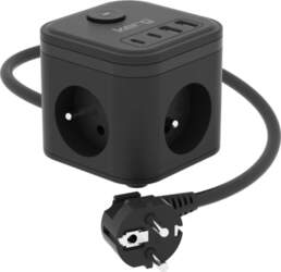 Inne KERG 3-socket power cube +