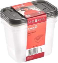 Keeeper Food container set rectangular 3x1L