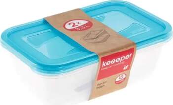 Keeeper Set of 2x3 rectangular food
