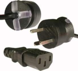 Mercodan SmarTplug computer power cable black