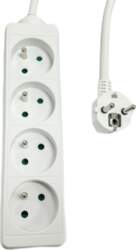 MicroConnect 4-way Power Strip French Type
