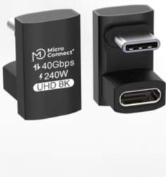 MicroConnect Premium USB4 3x2 USB-C twice-angled