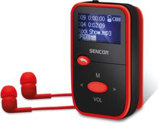 MP3 player Sencor, red (SFP4408RD)