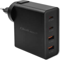 Qoltec GaN POWER PRO | 2xUSB-C