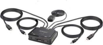 StarTech.com 2-Port USB-C Cable KVM