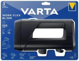 Varta rechargeable LED flashlight, Work Fles