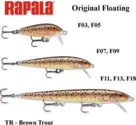 Ēsma Rapala Original Floating TR -
