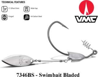 Ofseta āķis VMC 7346BS – Swimbait