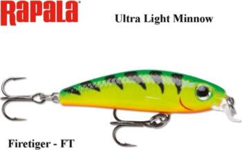 Rapala Ultra Light Minnow FT 6