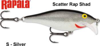 Voblers RAPALA Scatter Rap Shad Silver