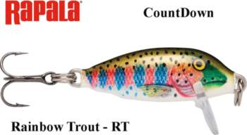 Ēsma Rapala Countdown CD01 Rainbow Trout