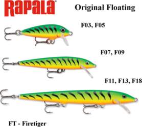 Ēsma Rapala Original Floating FT -