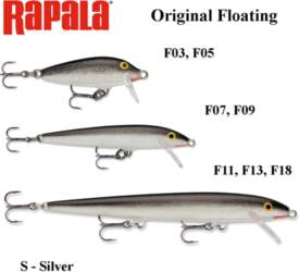 Ēsma Rapala Original Floating S -