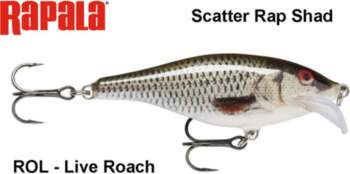 Voblers RAPALA Scatter Rap Shad Live