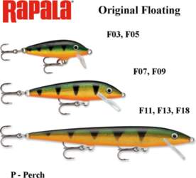 Ēsma Rapala Original Floating P -