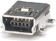 ECE Ligzda Mini-USB B tipa lodējama