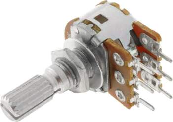 SR PASSIVES Potenciometrs stereo lineārais 2K2