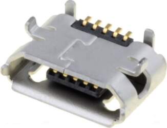 Ligzda Micro USB B tips SMD