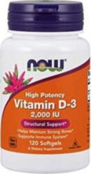 NOW Vitamin D-3 120 kaps.