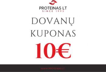 Dovanų kuponas - 10 €