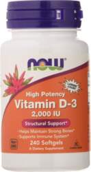NOW Vitamin D3 240 kaps.