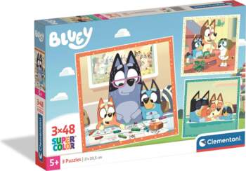 CLEMENTONI PUZZLE CLEMENTONI puzle Bluey, 3x48