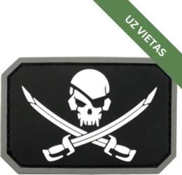 Uzšuve - Pirate - Black -
