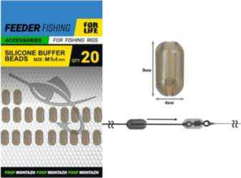 Prof Montazh silicone buffer beads