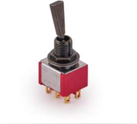 MEC Mini Toggle Switch, Flat, Solder