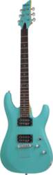 Schecter C-6 Deluxe Satin Aqua ģitāra