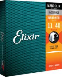 Elixir 11525 Mandolin Nanoweb Medium stīgas