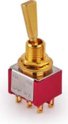MEC Mini Toggle Switch, Flat, Solder