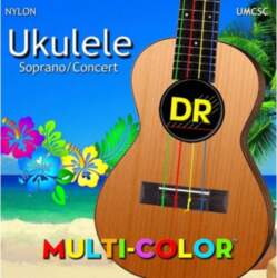 DR Strings UMCSC Multi color ukulele