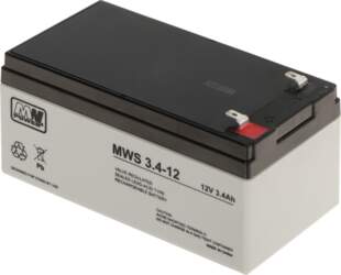 AKUMULATORS 12V/3.4AH-MWS MW Power