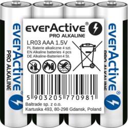 LR03 (AAA) everActive Pro sārma baterijas