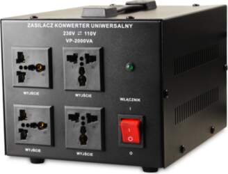 Transformators VOLT POLSKA 230V/110V 2000VA