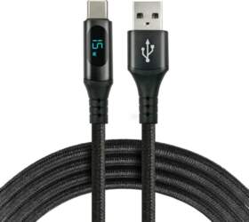 USB-A / USB-C LCD KABELIS everActive