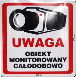 MONITORĒTA OBJEKTA LABELE 20×20 6039