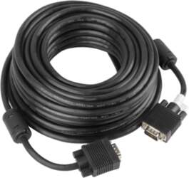 LANBERG cable VGA M/M shielded with