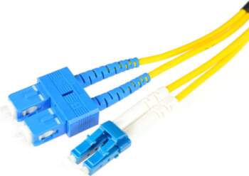SM SC/UPC-LC/UPC DUPLEX FIBRE PATCHCORD 2m