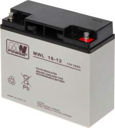 MW POWER AKUMULATORS 12V/18AH-MWL