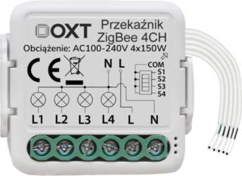 OXT mini releja modulis 4 ķēdēm