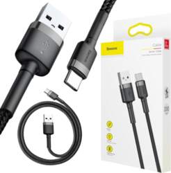 USB-A / USB-C kabelis Baseus Cafule
