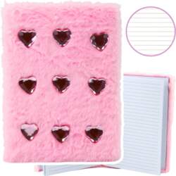 LEAN Plush Notebook Notebook Lined Crystal