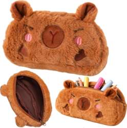 LEAN Plush Soft Capybara Pencil Case