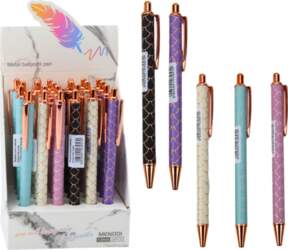 LEAN Metal Ballpoint Pen Automatic Scale