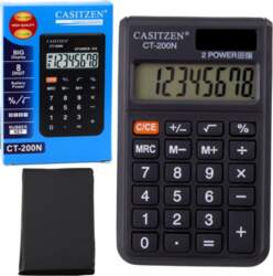 LEAN Pocket Calculator with Case, 8-Digit